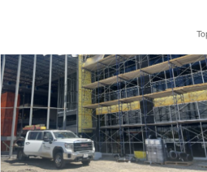 Verdexium construction progress at The LinQ in Mansfield, Texas